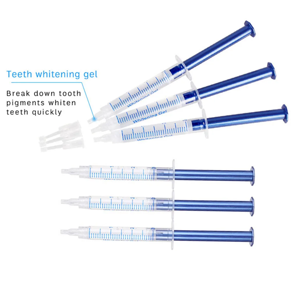 Teeth Whitening Charcoal Powder - 3ML Teeth Whitening Gel Syringe Carbamide