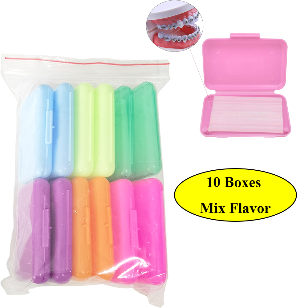 Teeth Whitening For Braces - 10box Dental Orthodontic Relief Wax For