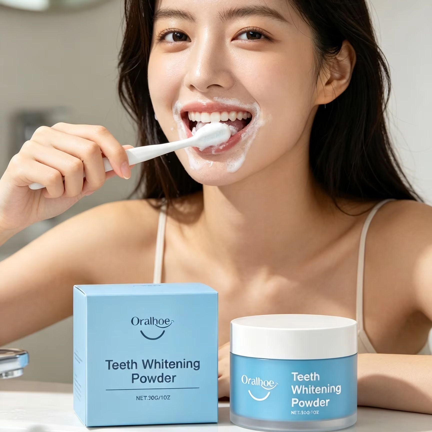 Teeth Whitening Quotes - Oralhoe Tooth Powder for Brushing Teeth