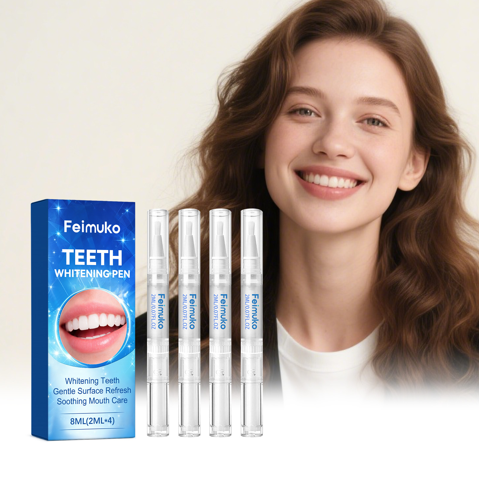 Whitening Pen Bleach - 4pcs Teeth Whitening Gel Pen Remove