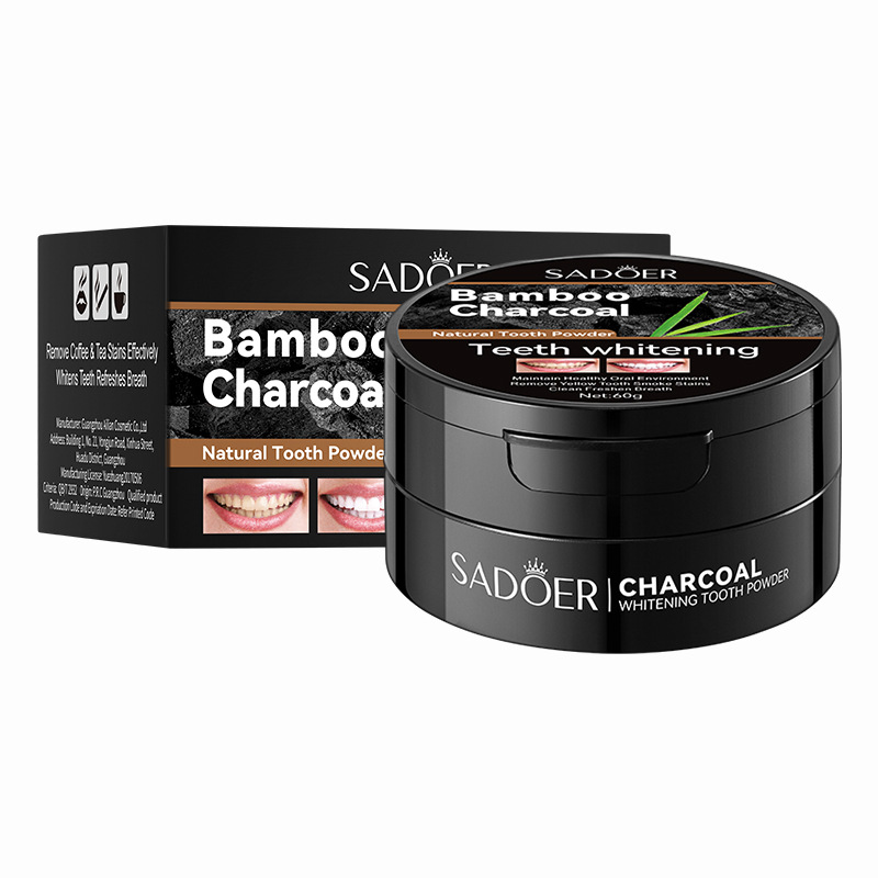 60g Tooth Whitening Powder Act - огляд і ціна Teeth Whitening Charcoal Powder