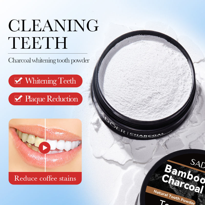 60g Tooth Whitening Powder Act - огляд і ціна Teeth Whitening Charcoal Powder
