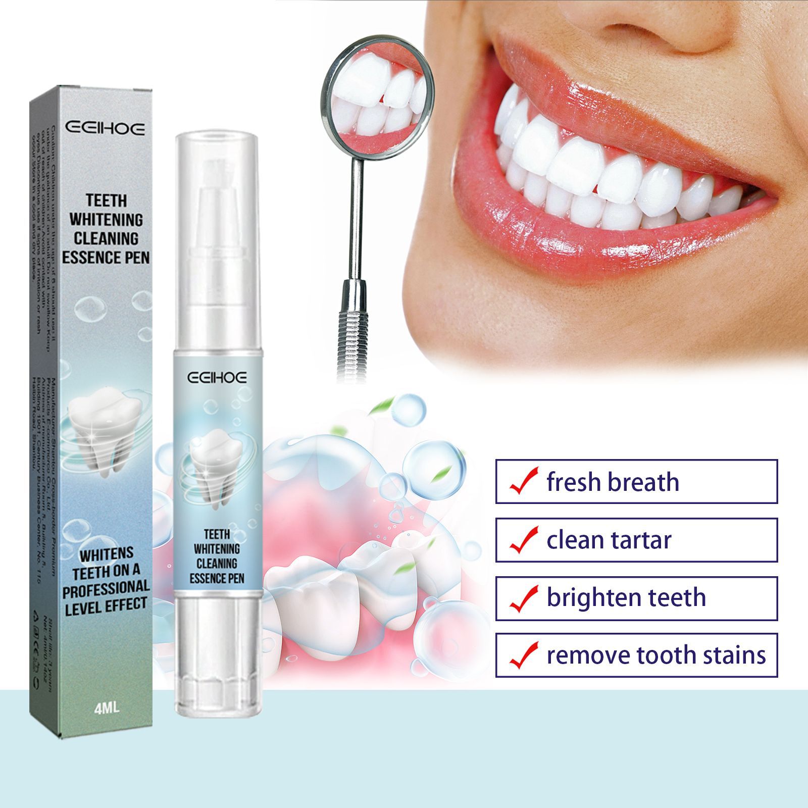 EELHOE Teeth Whitening Pen Den - огляд і ціна Whitening Pen Bleach