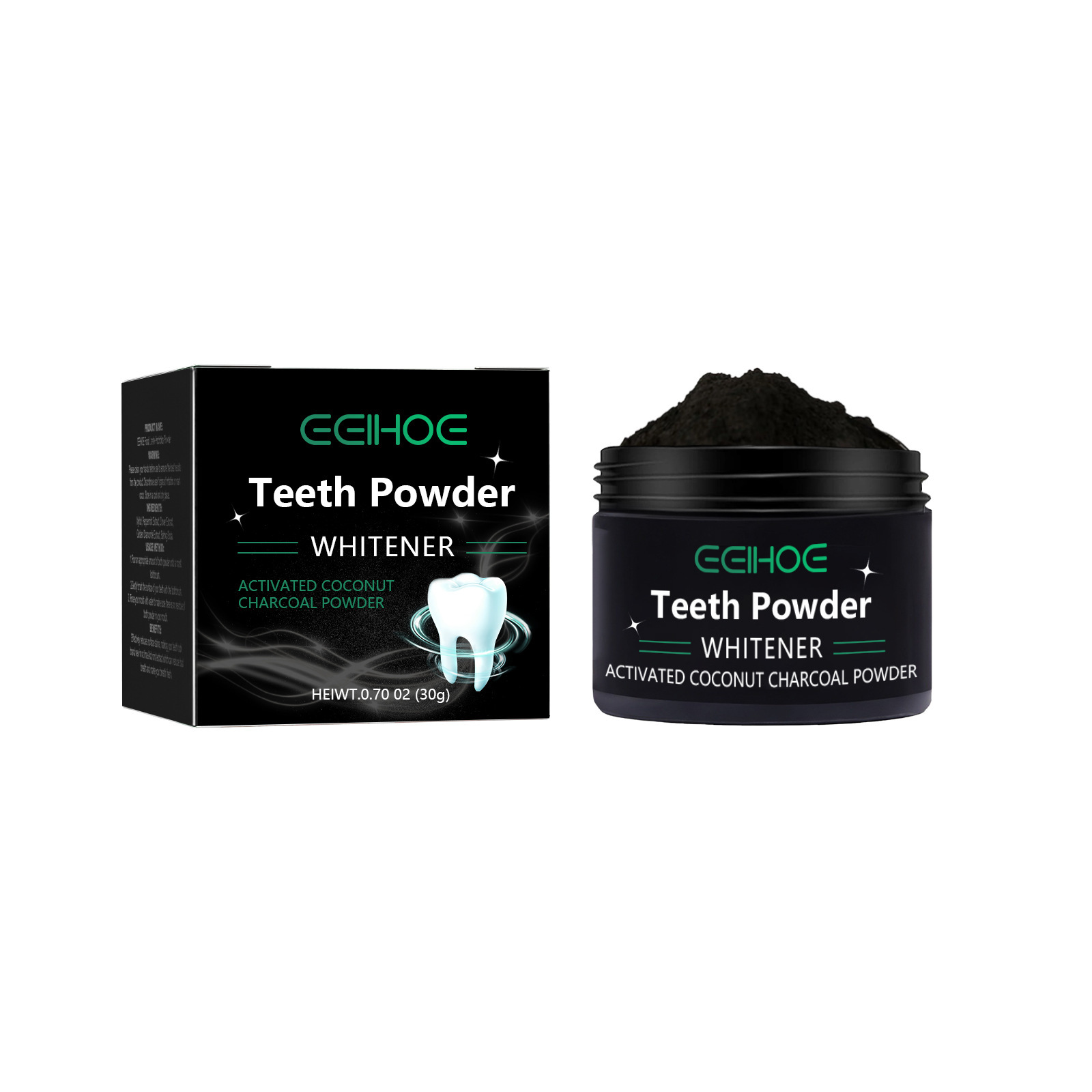 EELHOE Charcoal Powder for Tee - огляд і ціна Teeth Whitening Charcoal Powder