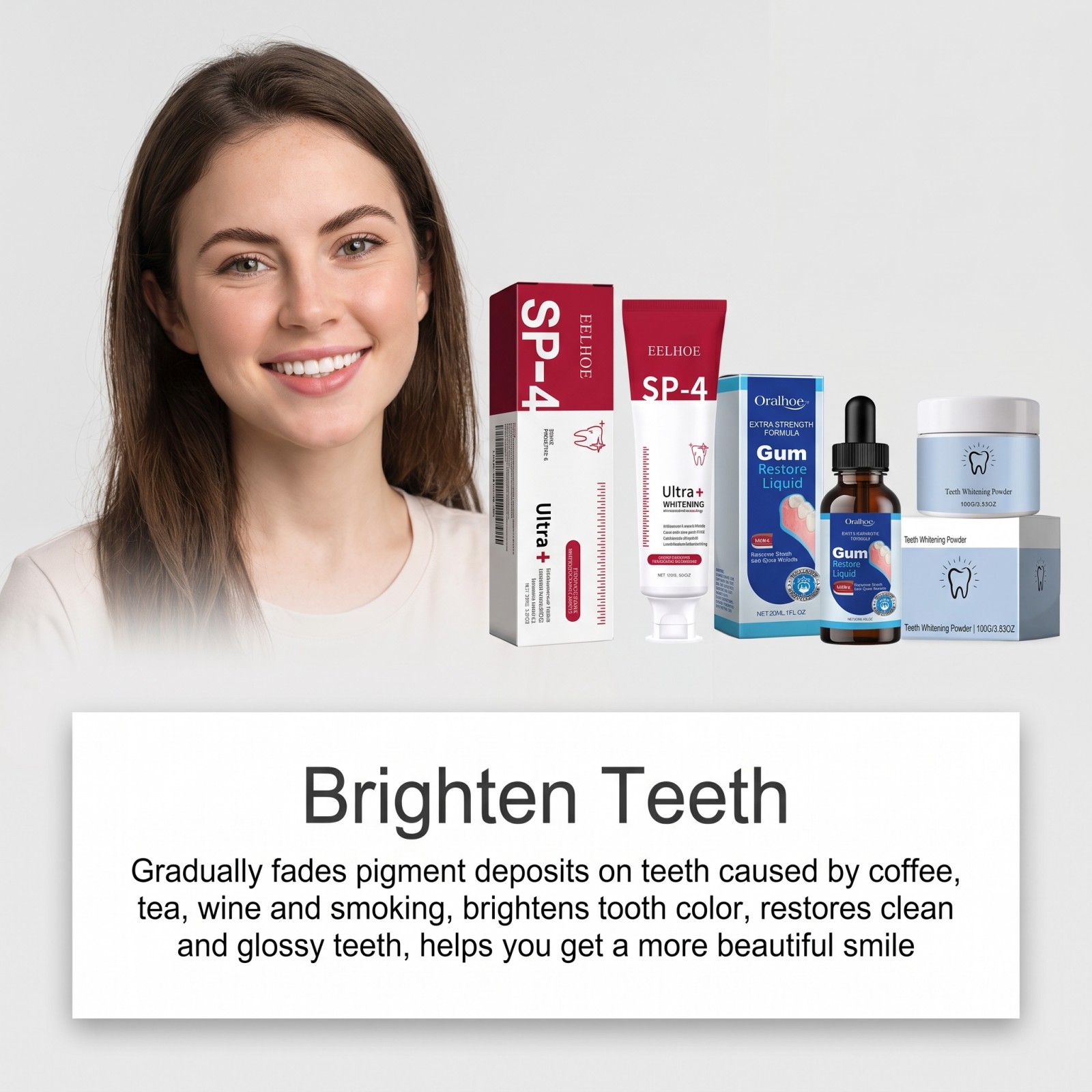 Oral Care Combo Set Whitening  - огляд і ціна Teeth Whitening Hydrogen Peroxide