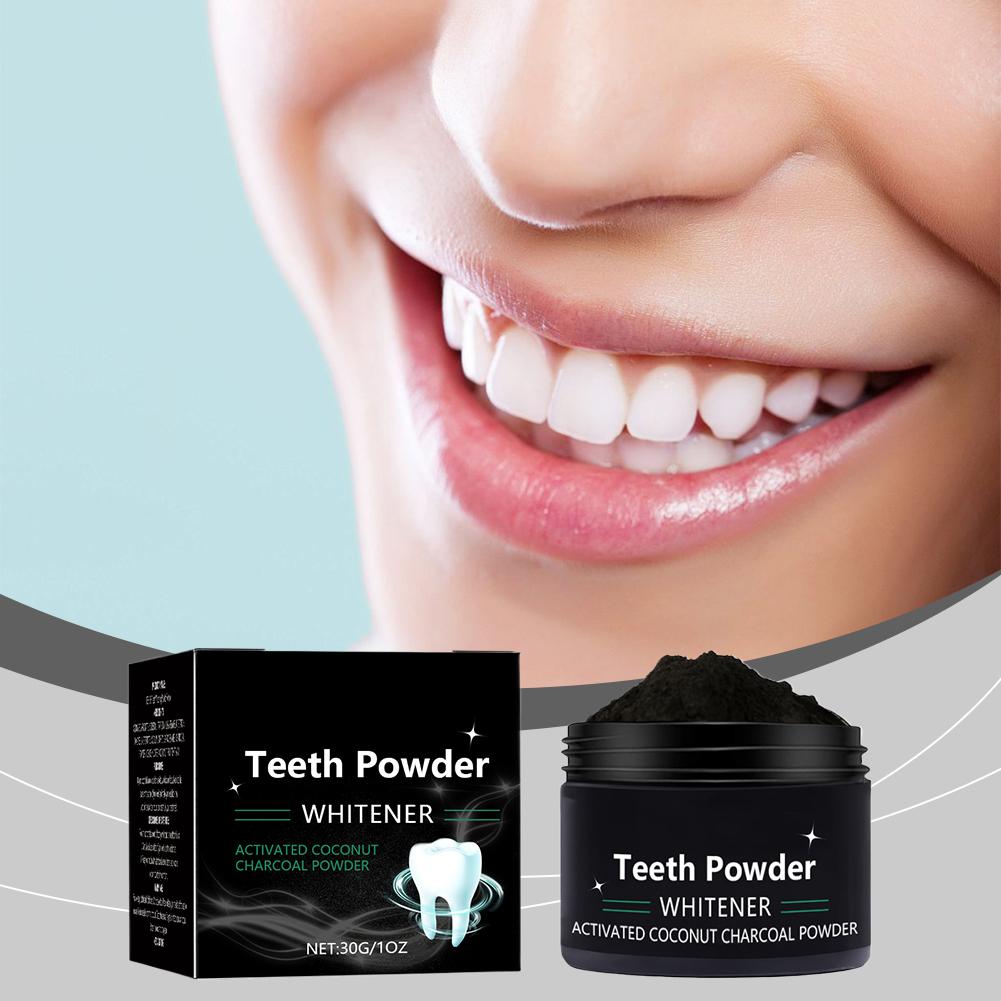 Teeth Whitening Powder,Natural - огляд і ціна Teeth Whitening Charcoal Powder