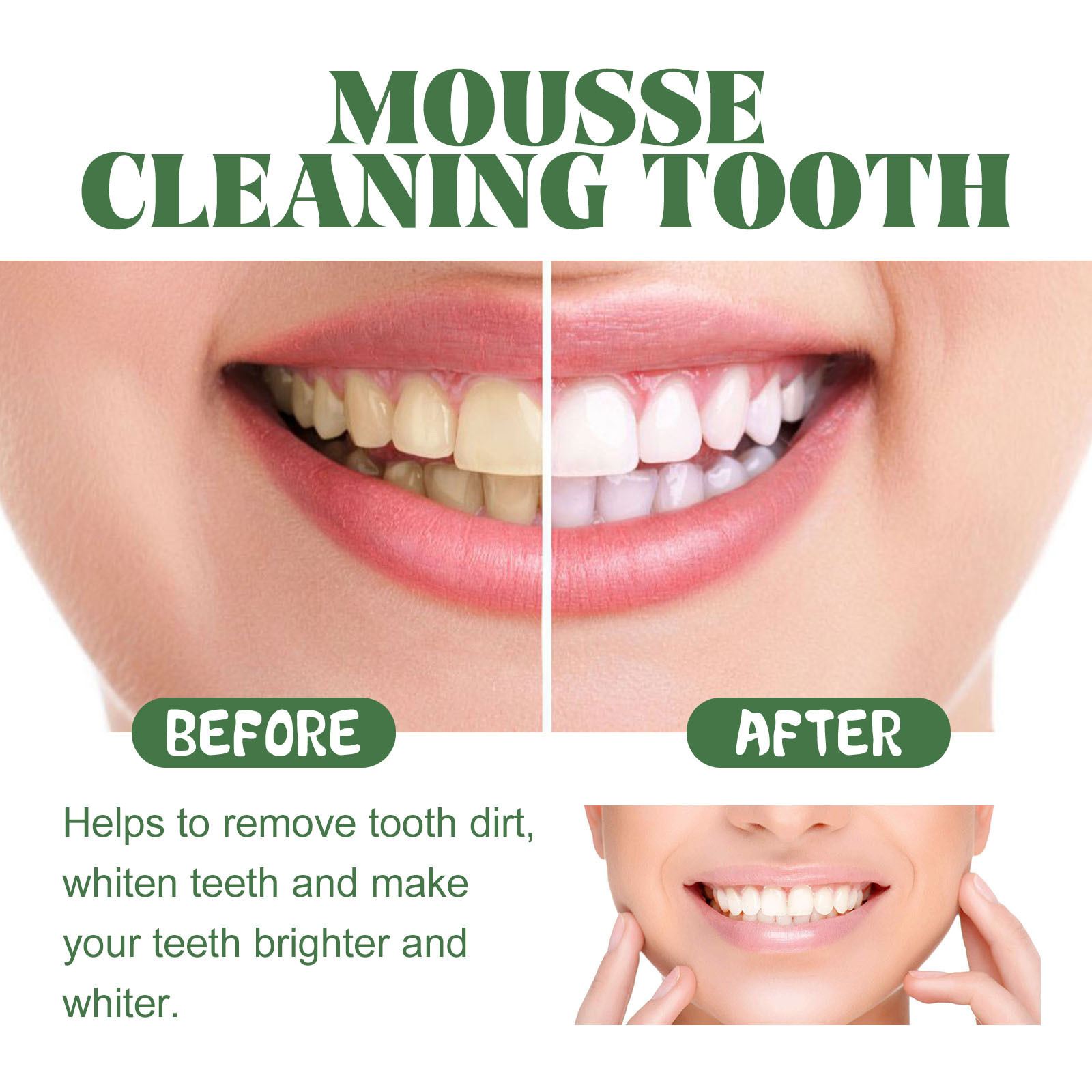 Portable Travel Size Whitening - огляд і ціна Teeth Whitening Foam