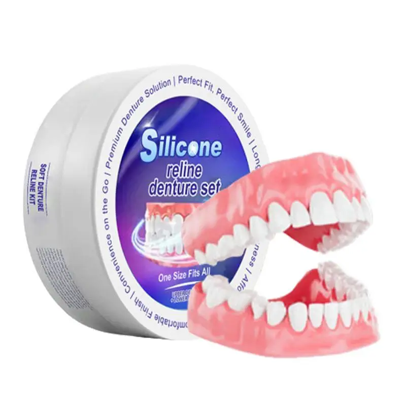Silicone Denture Set Fit Tempo - огляд і ціна Teeth Whitening For Braces