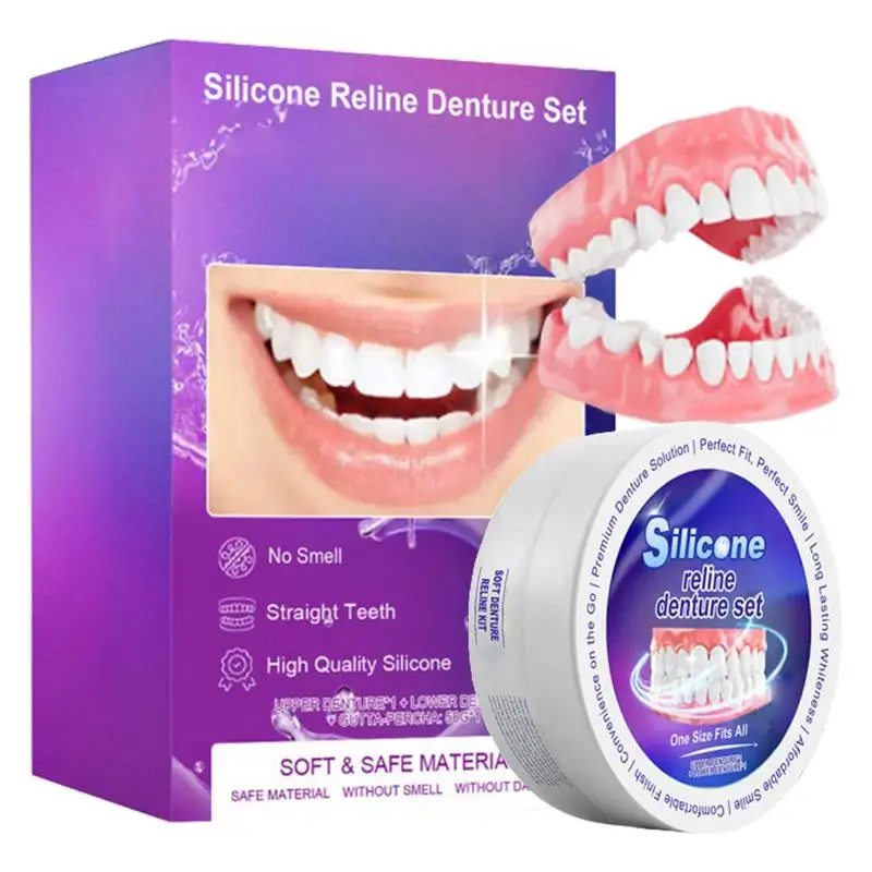 Silicone Denture Set Fit Tempo - огляд і ціна Teeth Whitening For Braces