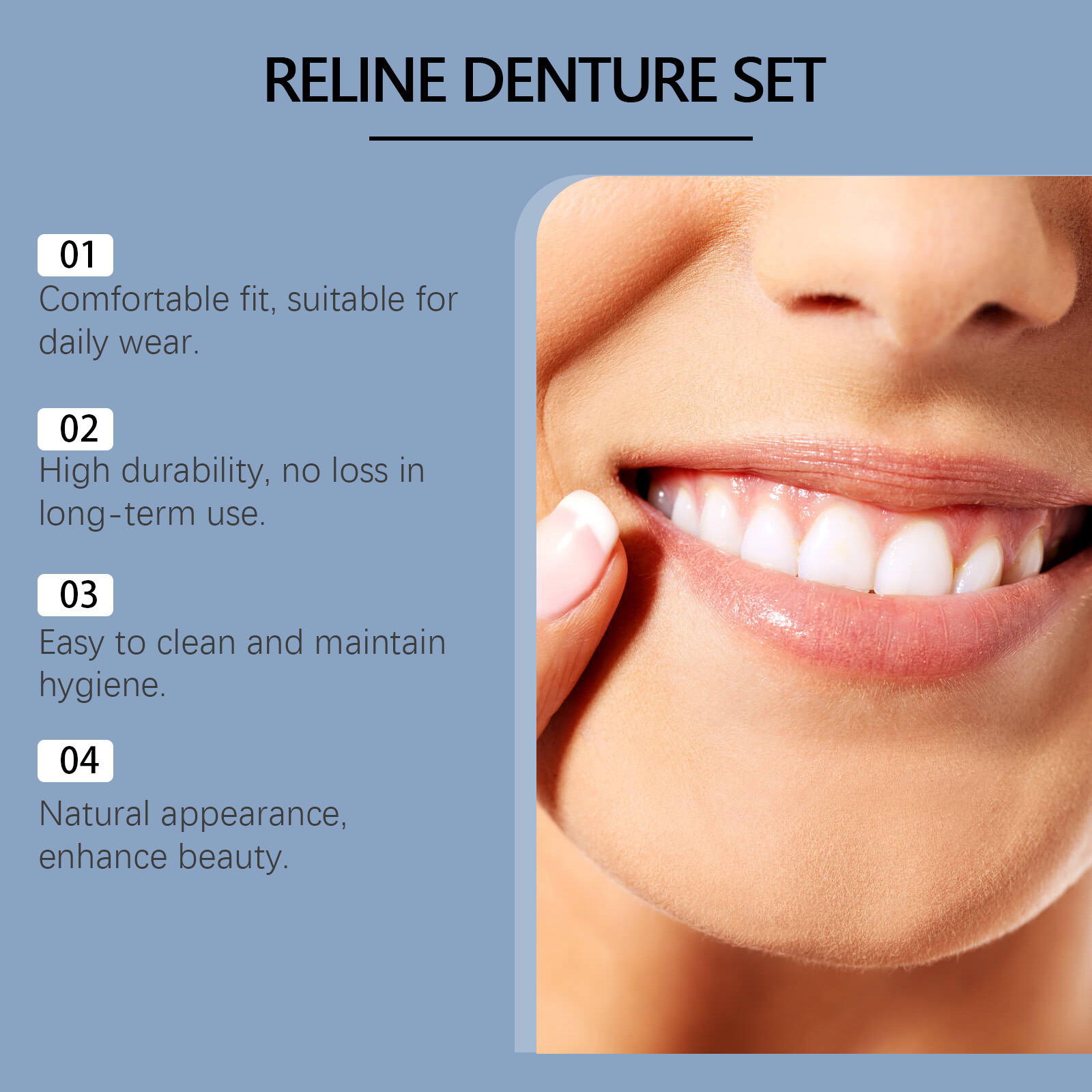 False Teeth Dentures Temporary - огляд і ціна Teeth Whitening For Braces