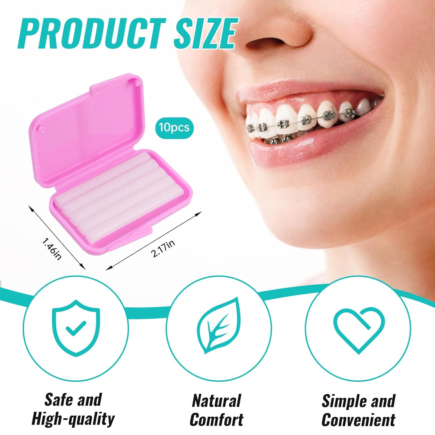 10box Dental Orthodontic Relie - огляд і ціна Teeth Whitening For Braces