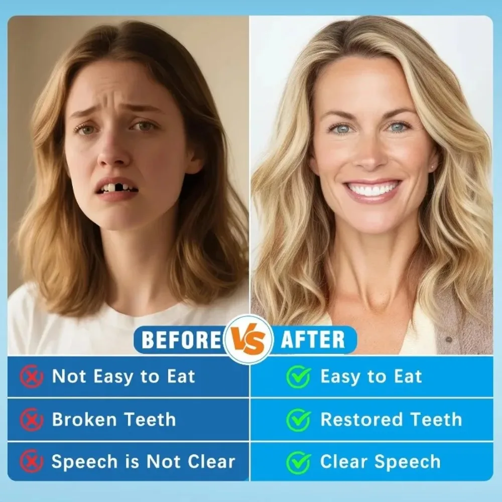 Full Set Dentures Fake Teeth B - огляд і ціна Teeth Whitening For Braces
