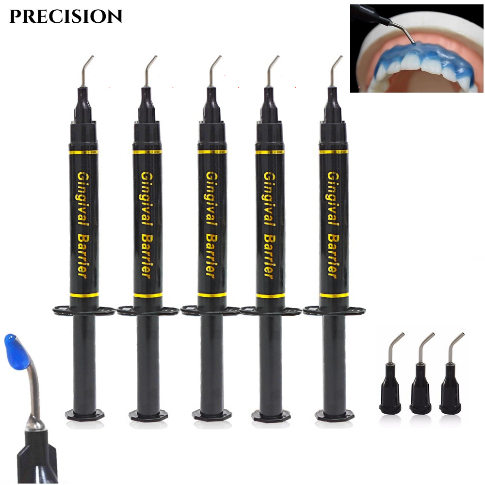 5Pcs 1.5ML Teeth Whitening Gin - огляд і ціна Teeth Whitening Gingival Barrier