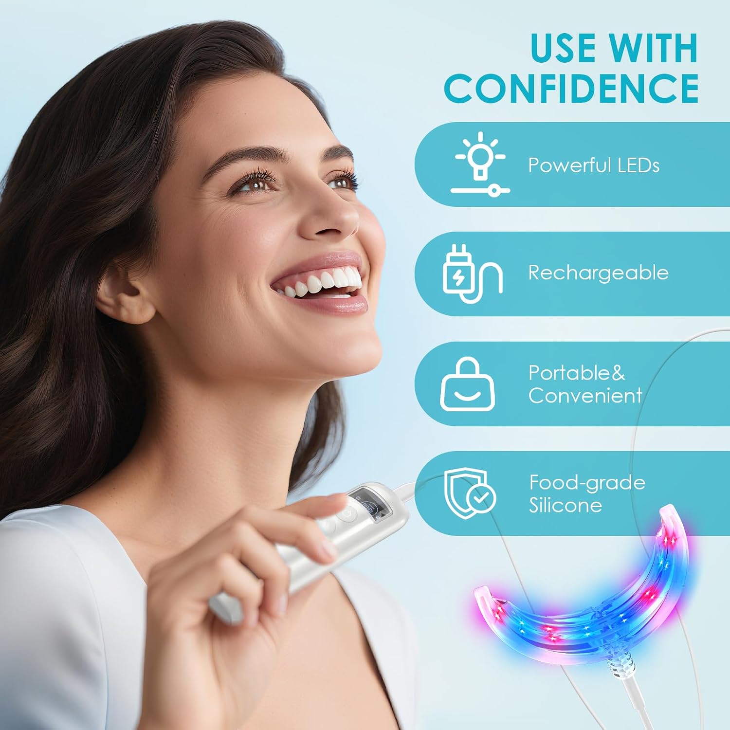 Teeth Whitening Accelerator 16 - огляд і ціна Teeth Whitening Kit With Light