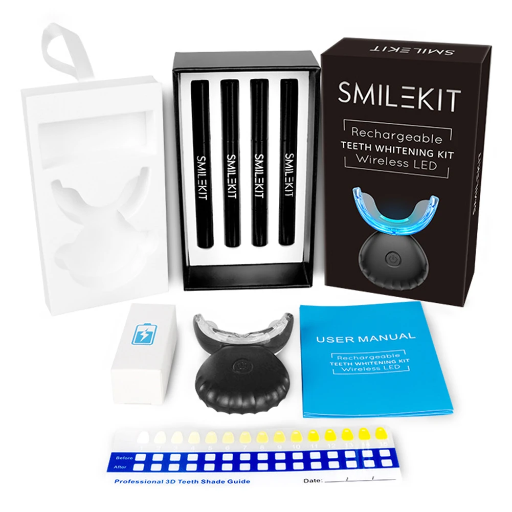 Dental Teeth Whitening Kit Min - огляд і ціна Teeth Whitening Kit With Light