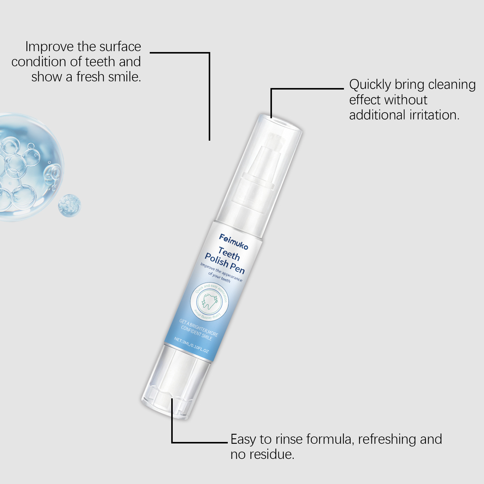 Teeth Whitening Paint Instant  - огляд і ціна Whitening Pen Bleach