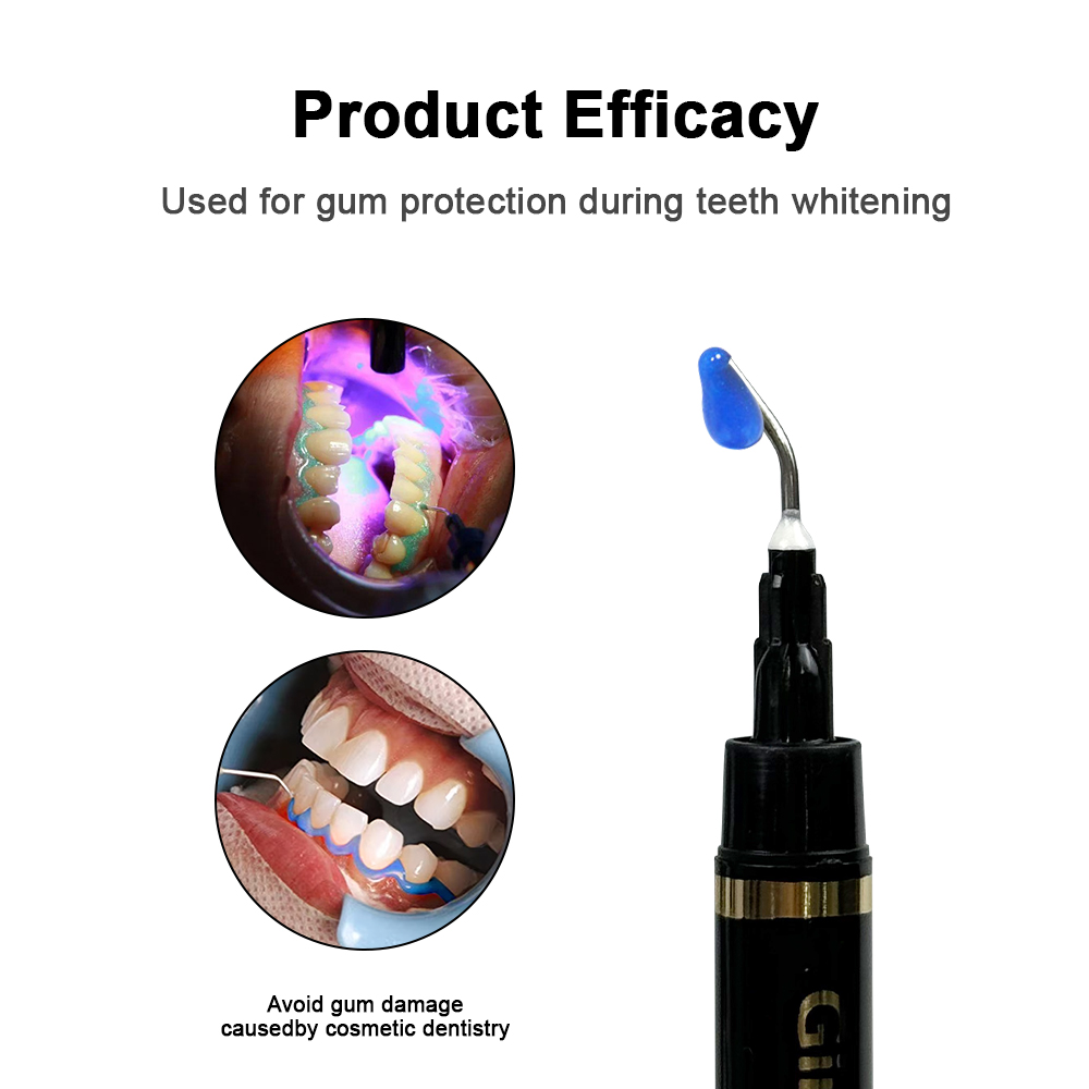 5pcs/10pcs 1.5ml Gingival Barr - огляд і ціна Teeth Whitening Gingival Barrier
