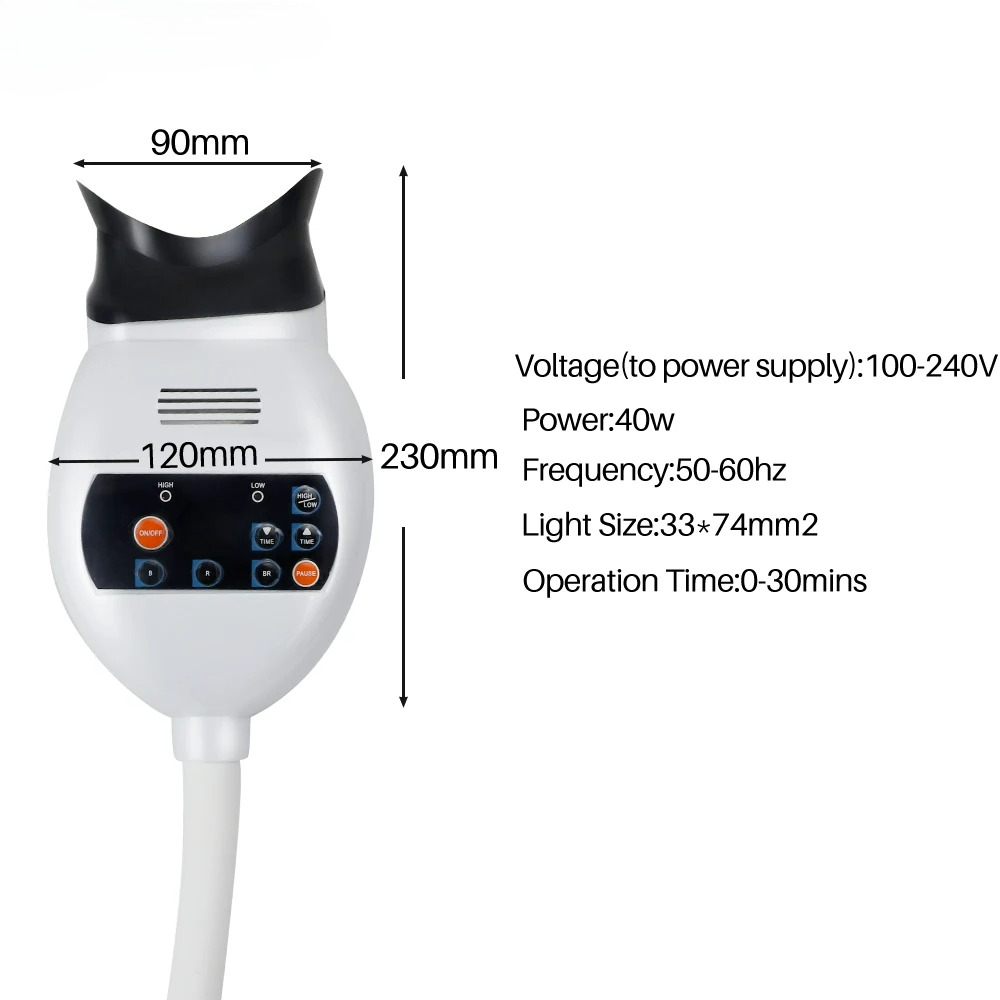 Adjustable 3 Colors LED Teeth  - огляд і ціна Teeth Whitening With Led Light