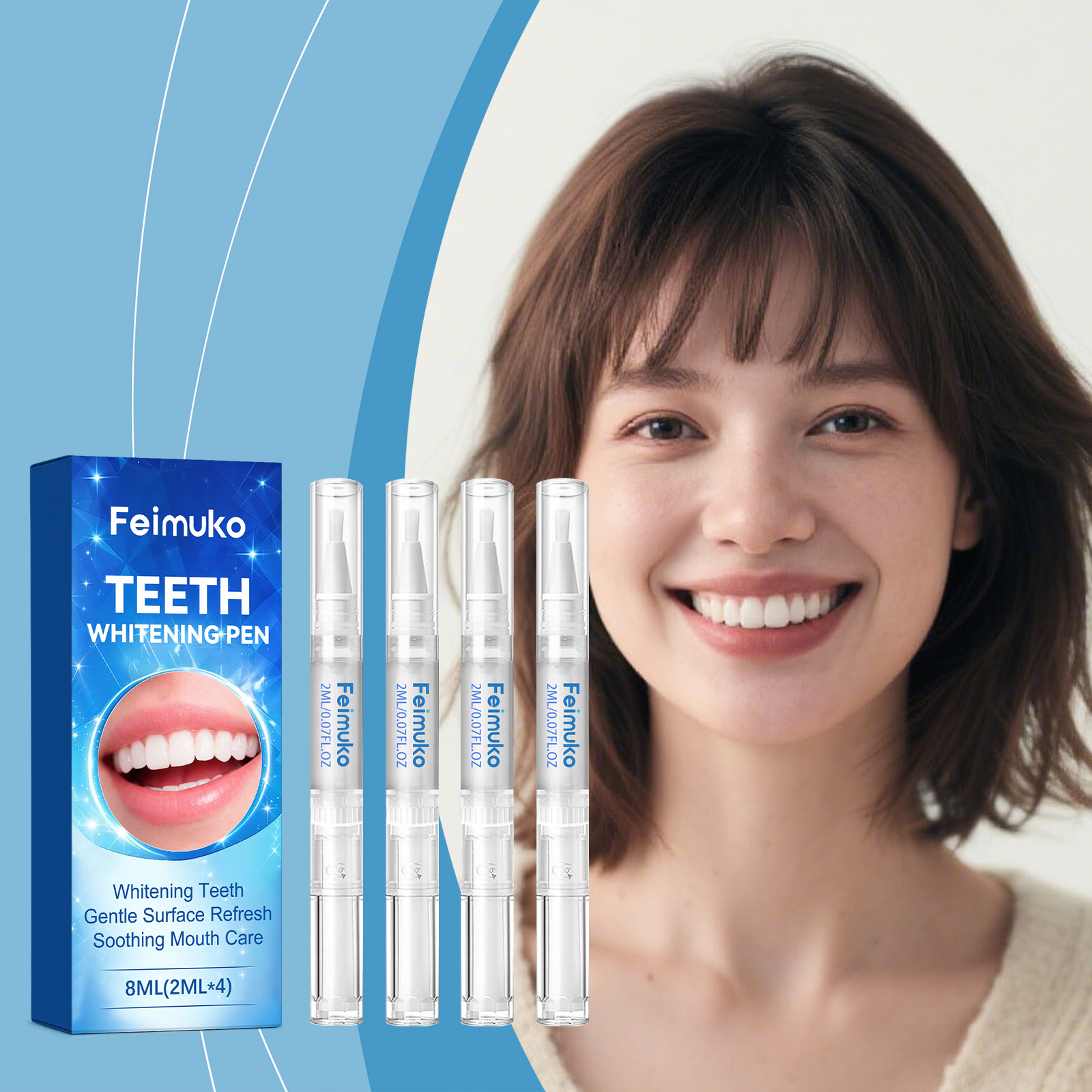 4pcs Teeth Whitening Gel Pen R - огляд і ціна Whitening Pen Bleach