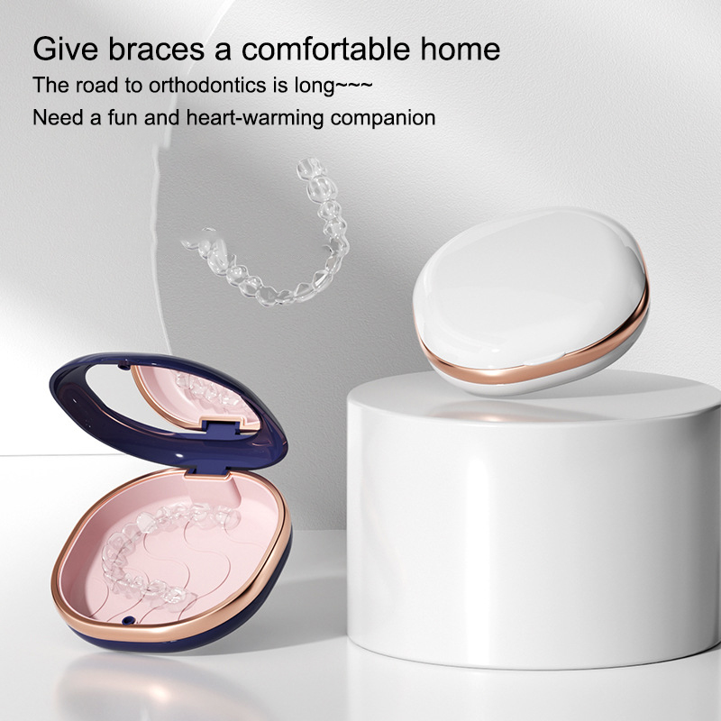 Fashion Braces Case with Mirro - огляд і ціна Teeth Whitening For Braces