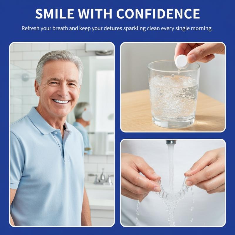 Oral Care Denture Cleaning Tab - огляд і ціна Teeth Whitening Free