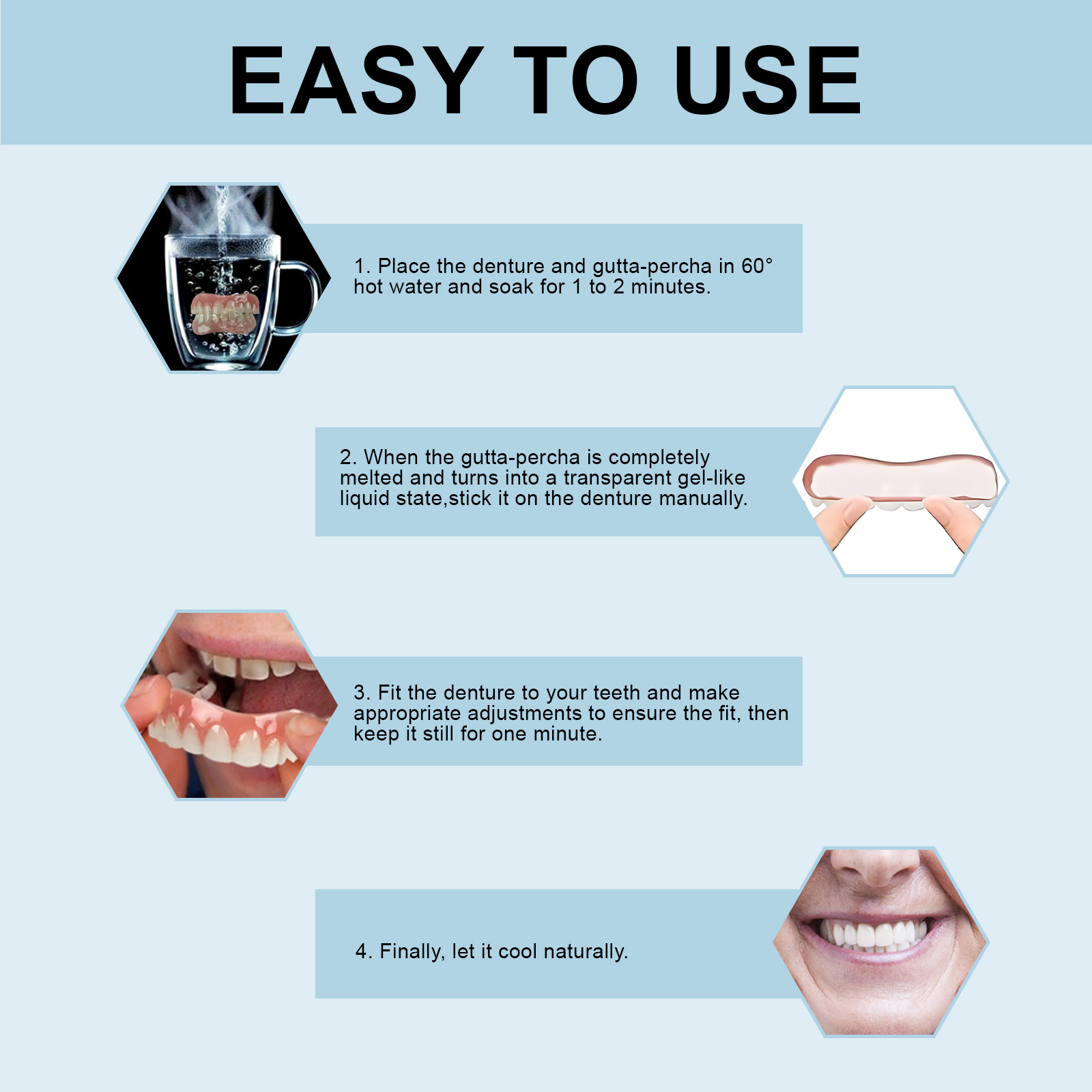Silicone Denture Set Fit Tempo - огляд і ціна Teeth Whitening For Braces