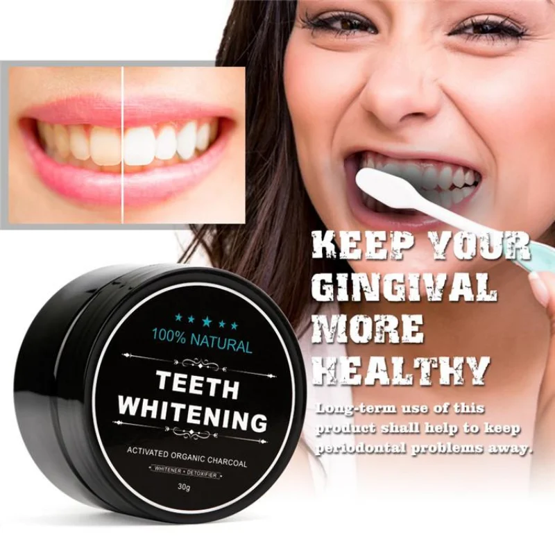 Food Grade Teeth Powder Charco - огляд і ціна Teeth Whitening Charcoal Powder