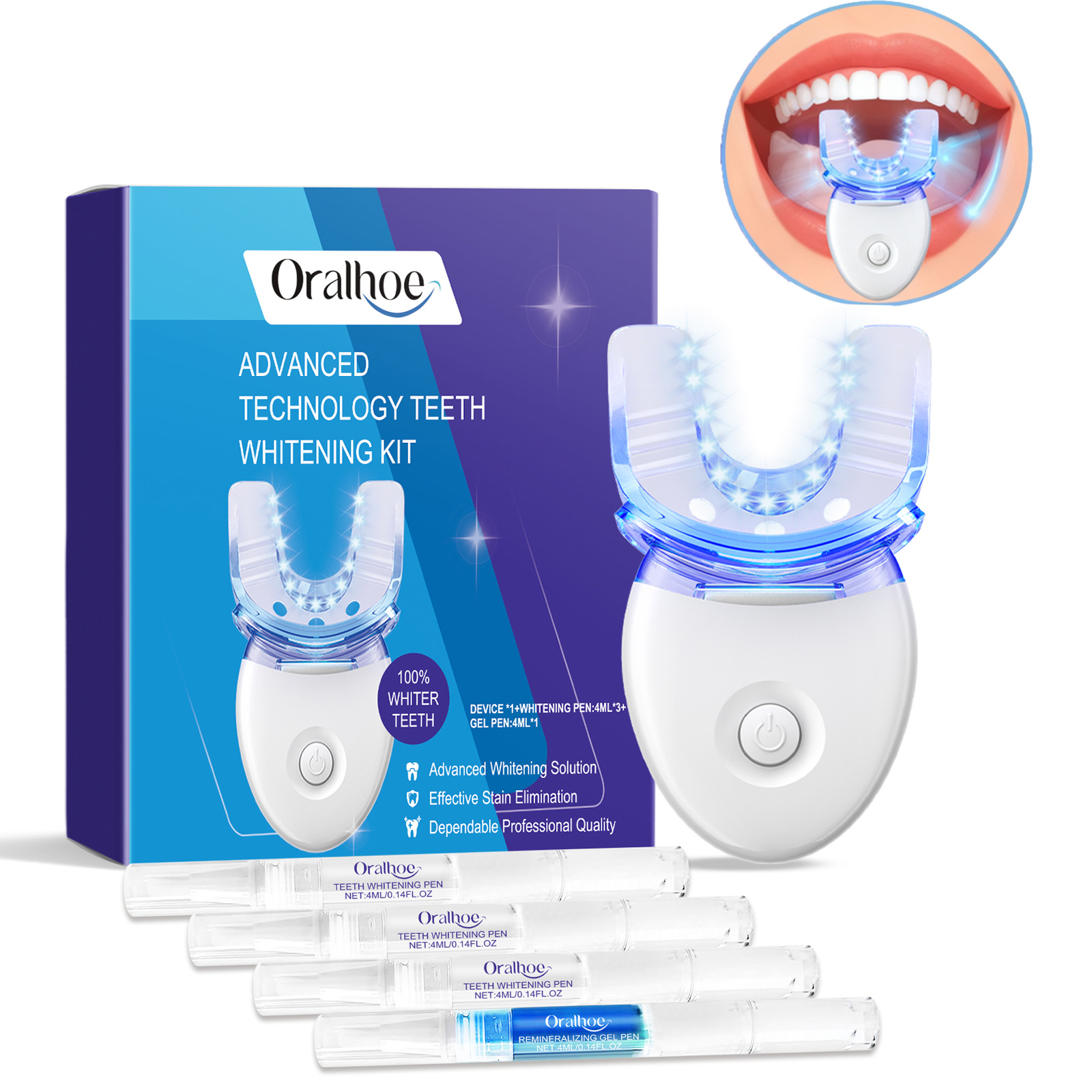 Professional Teeth Whitening L - огляд і ціна Teeth Whitening Kit With Light