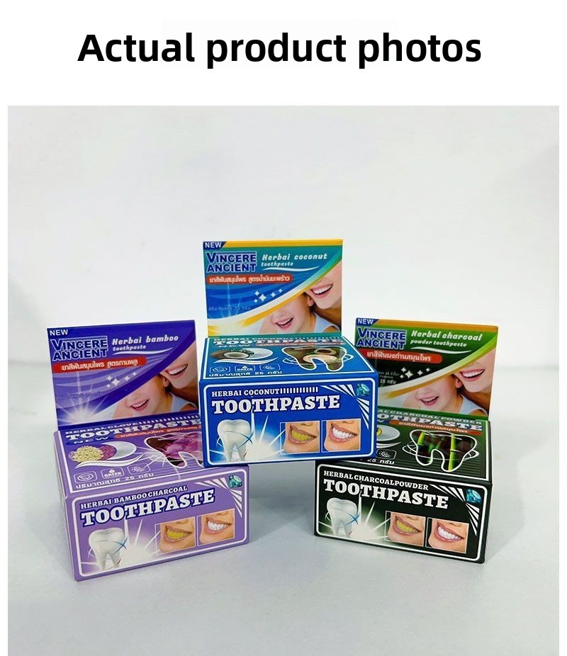 Natural Thai VINCERE Tooth Pow - огляд і ціна Teeth Whitening Charcoal Powder