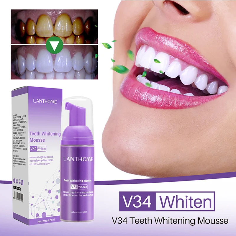 Mousse V34 Toothpaste Teeth Cl - огляд і ціна Teeth Whitening Charcoal Powder