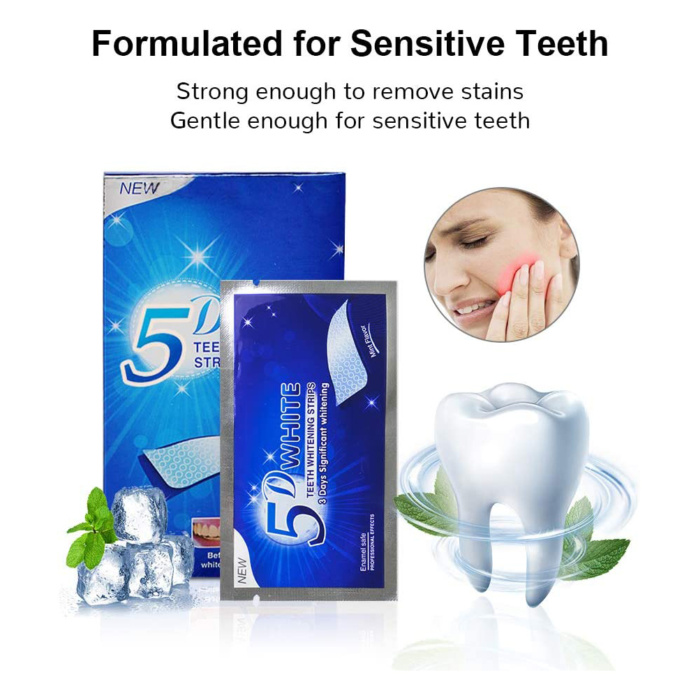 5D White Teeth Whitening Strip - огляд і ціна Teeth Whitening Hydrogen Peroxide