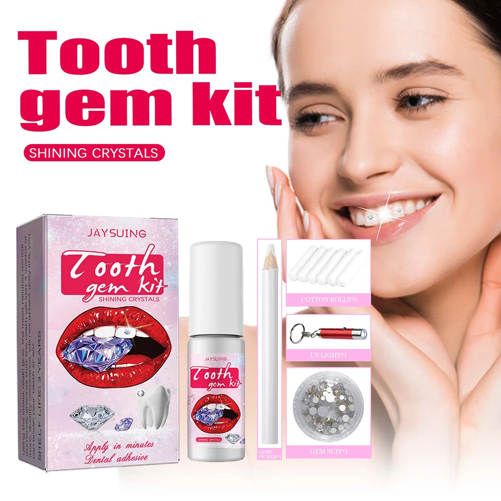 DIY Tooth Gems Kit with Crysta - огляд і ціна Teeth Whitening Kit With Light