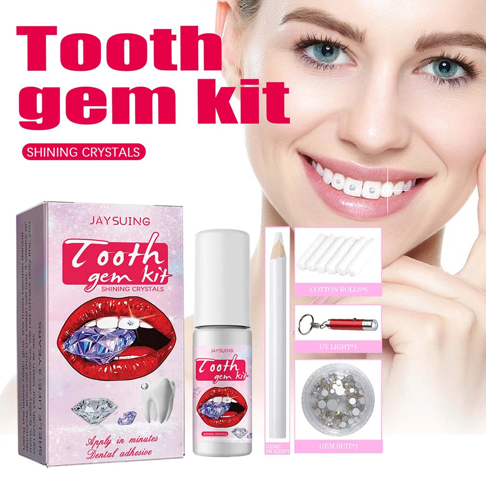 DIY Tooth Gems Kit with Crysta - огляд і ціна Teeth Whitening Kit With Light