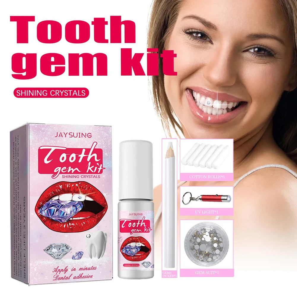 DIY Tooth Gems Kit with Crysta - огляд і ціна Teeth Whitening Kit With Light